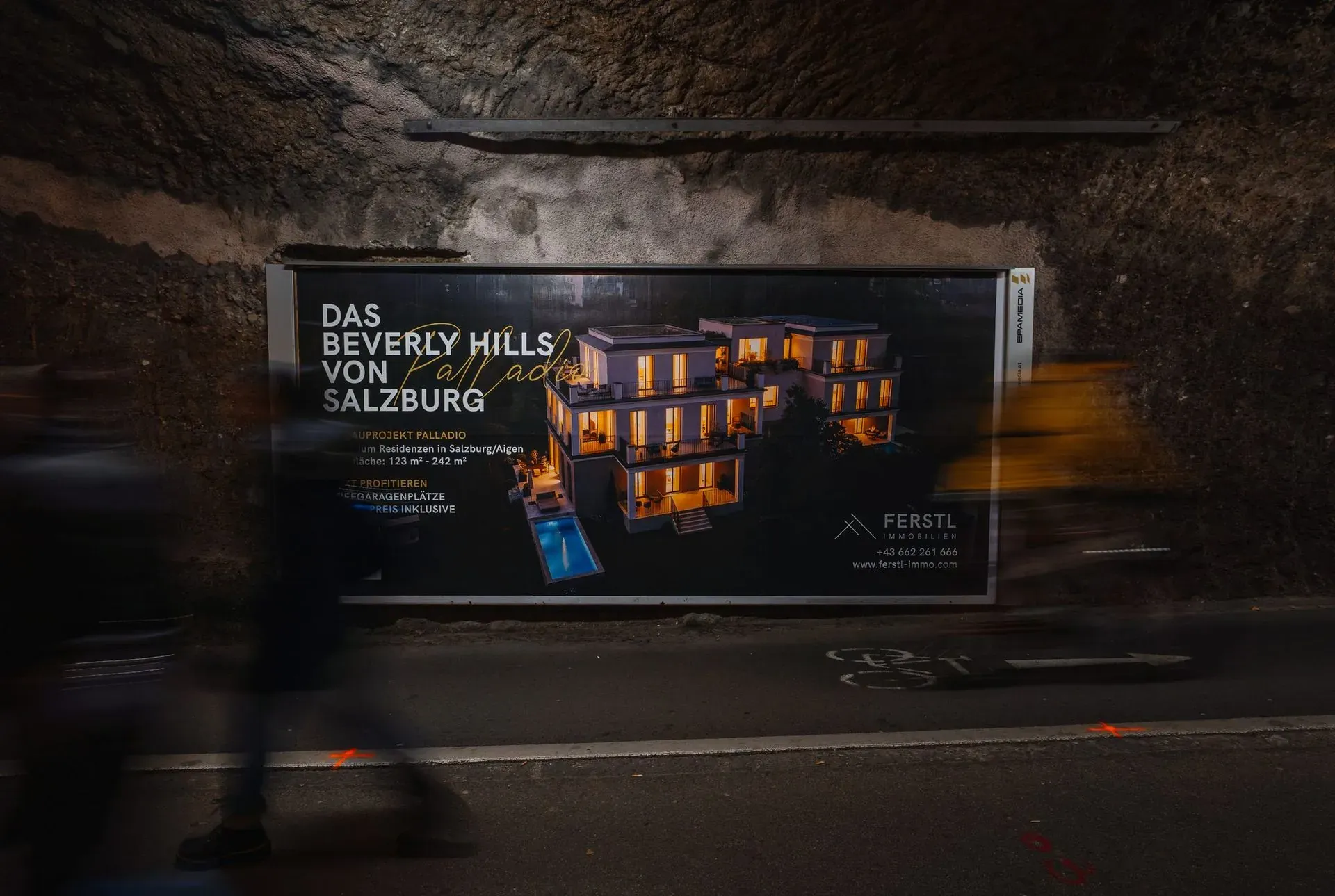 Großflächenwerbung Projekt Palladio