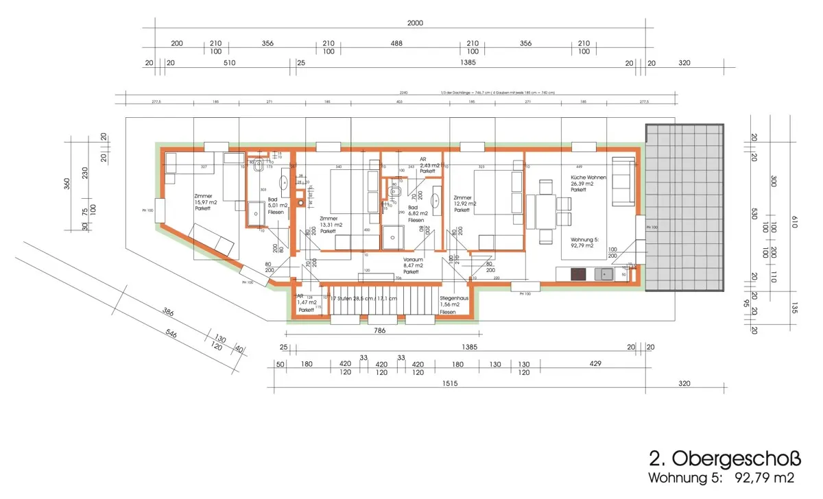 Grundriss Urlaubsparadies & Investment: Modernes Appartementhaus in Kaprun