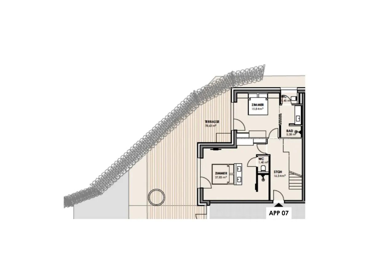 Grundriss Birgkar - Mountain Hideaway Lodge 7 - Goldlärche