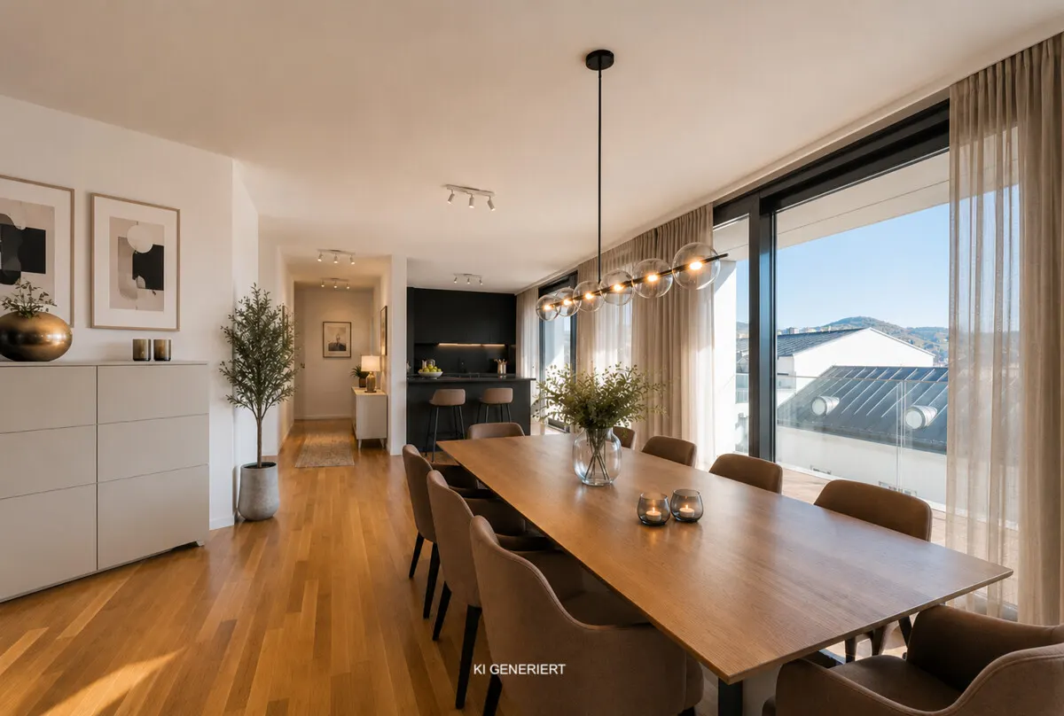 City LIFE - 5-Zimmer Penthouse-Maisonette