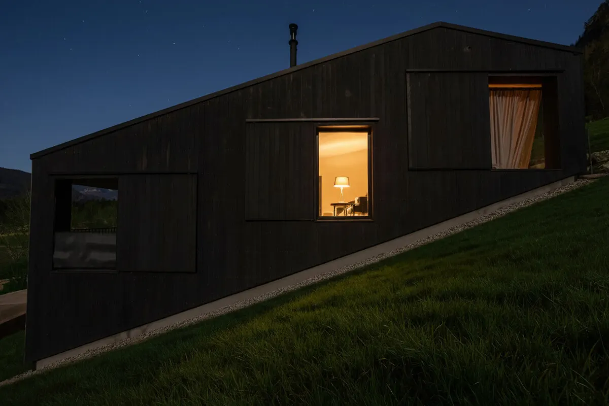 Design-Retreat . Ein Statement aus Holz & Glas