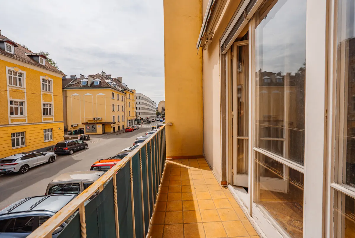 3 Zimmer, Balkon und viel Potenzial in Elisabeth-Vorstadt