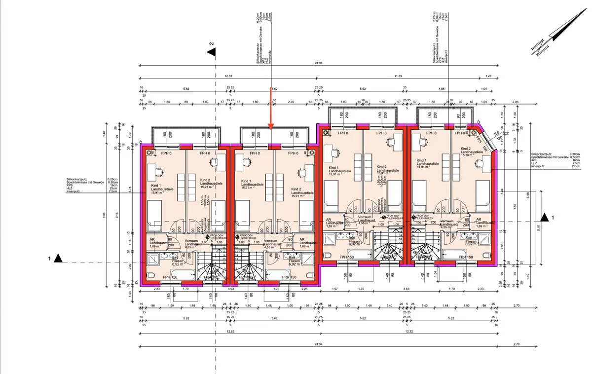 Grundriss Nestbau leicht gemacht – modernes Mittelreihenhaus für die ganze Familie