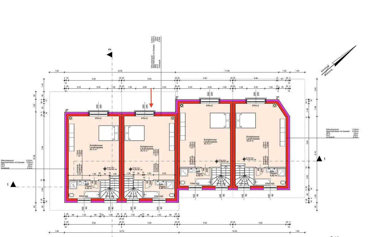 Grundriss Nestbau leicht gemacht – modernes Mittelreihenhaus für die ganze Familie