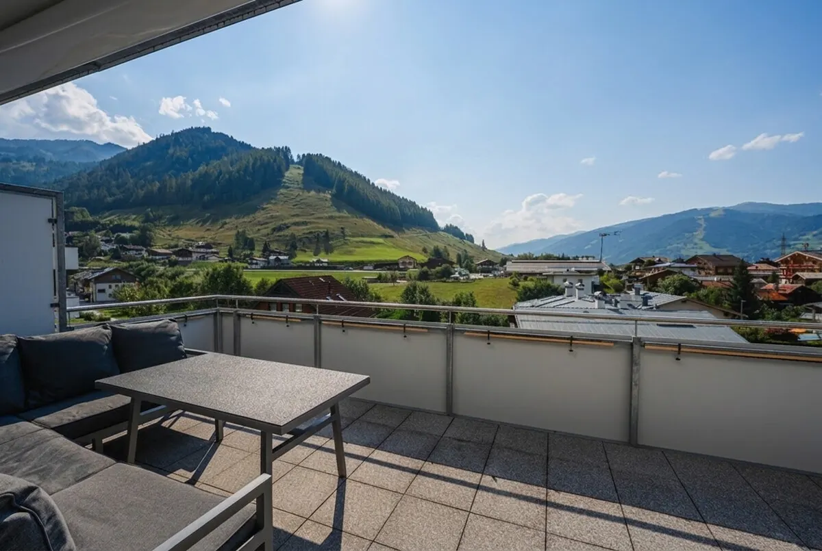 Sonne, Terrasse, Bergpanorama – moderne 2-Zimmer-Wohnung 2