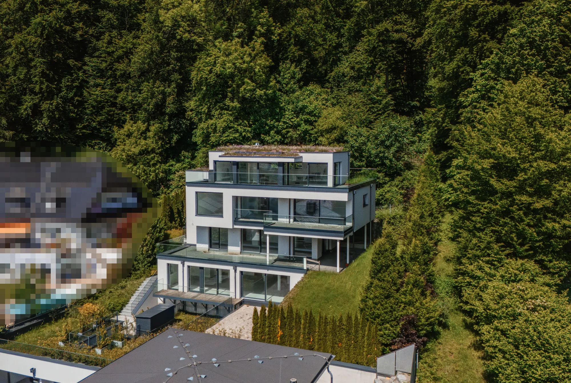 AIGENArt, Außenansicht der beiden Residenzen in Salzburg-Aigen